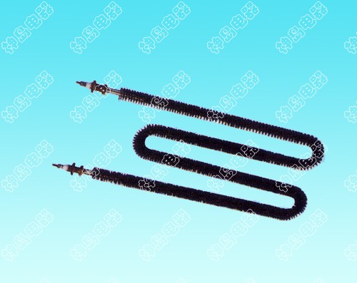 Finned electric heating tube