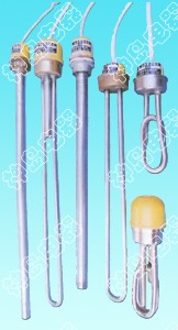 Solar electric heating tube
