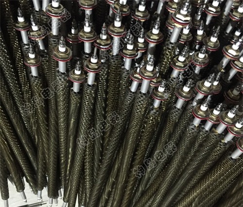 Finned electric heating tube