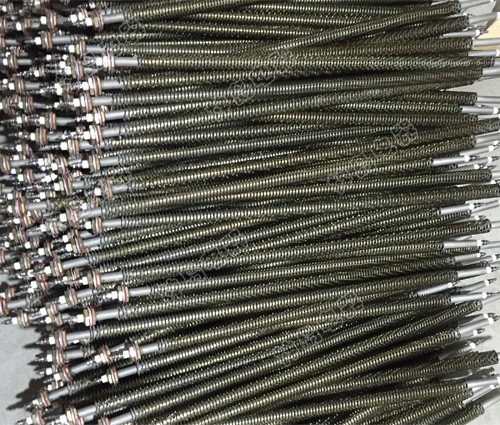 Finned electric heating tube